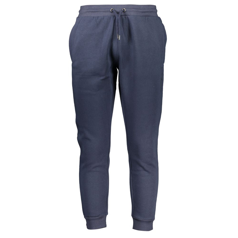Cavalli Class Blu polyester women's sweatpants with relaxed fit and elastic waistband, casual and stylish for everyday wear.