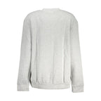 Cavalli Class Grigio polyester women's sweatshirt with long sleeves and a relaxed fit, casual fashion for everyday wear.