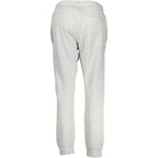 Cavalli Class women's gray polyester trousers with a tailored fit and classic design, suitable for professional or casual wear.