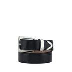 Khaite Black Calf Leather Bos Taurus Regular Belt Khaite