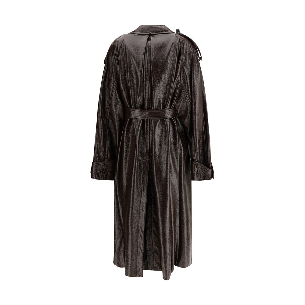 Max Mara Brown Cotton Coat Max Mara