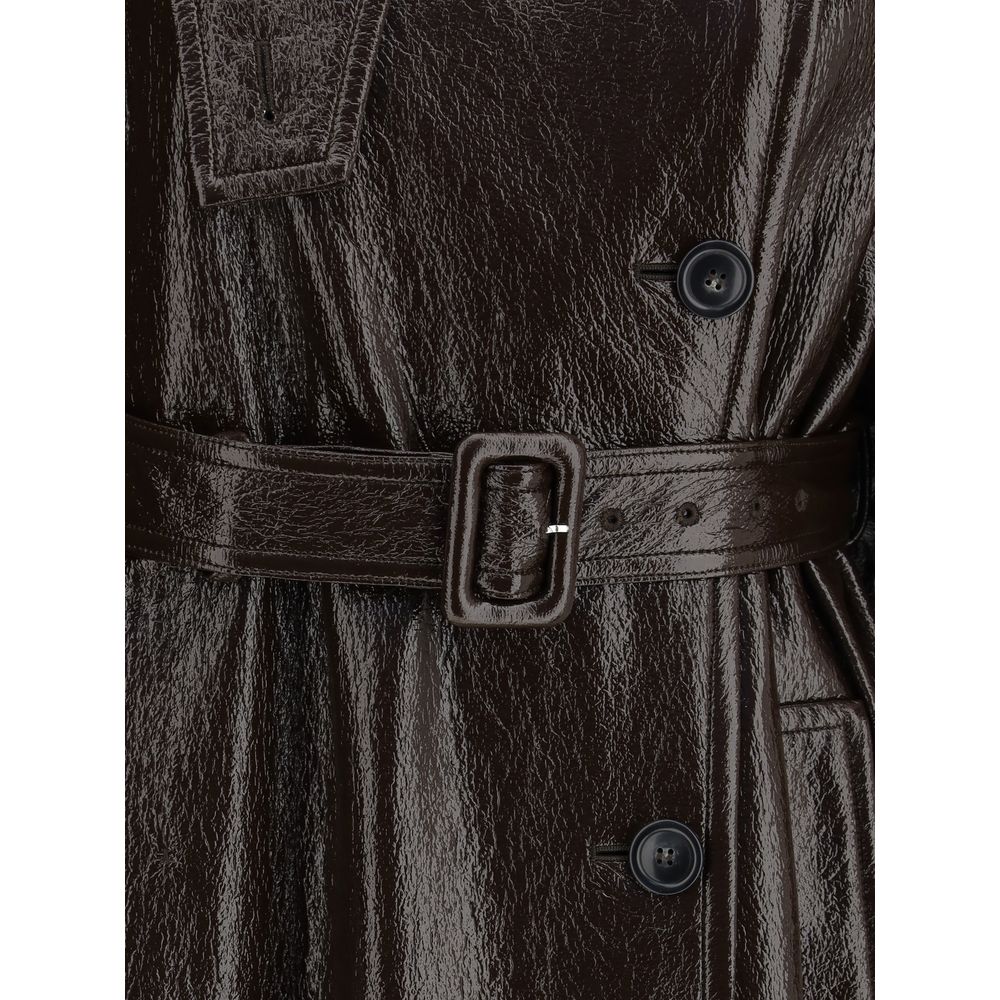 Max Mara Brown Cotton Coat Max Mara