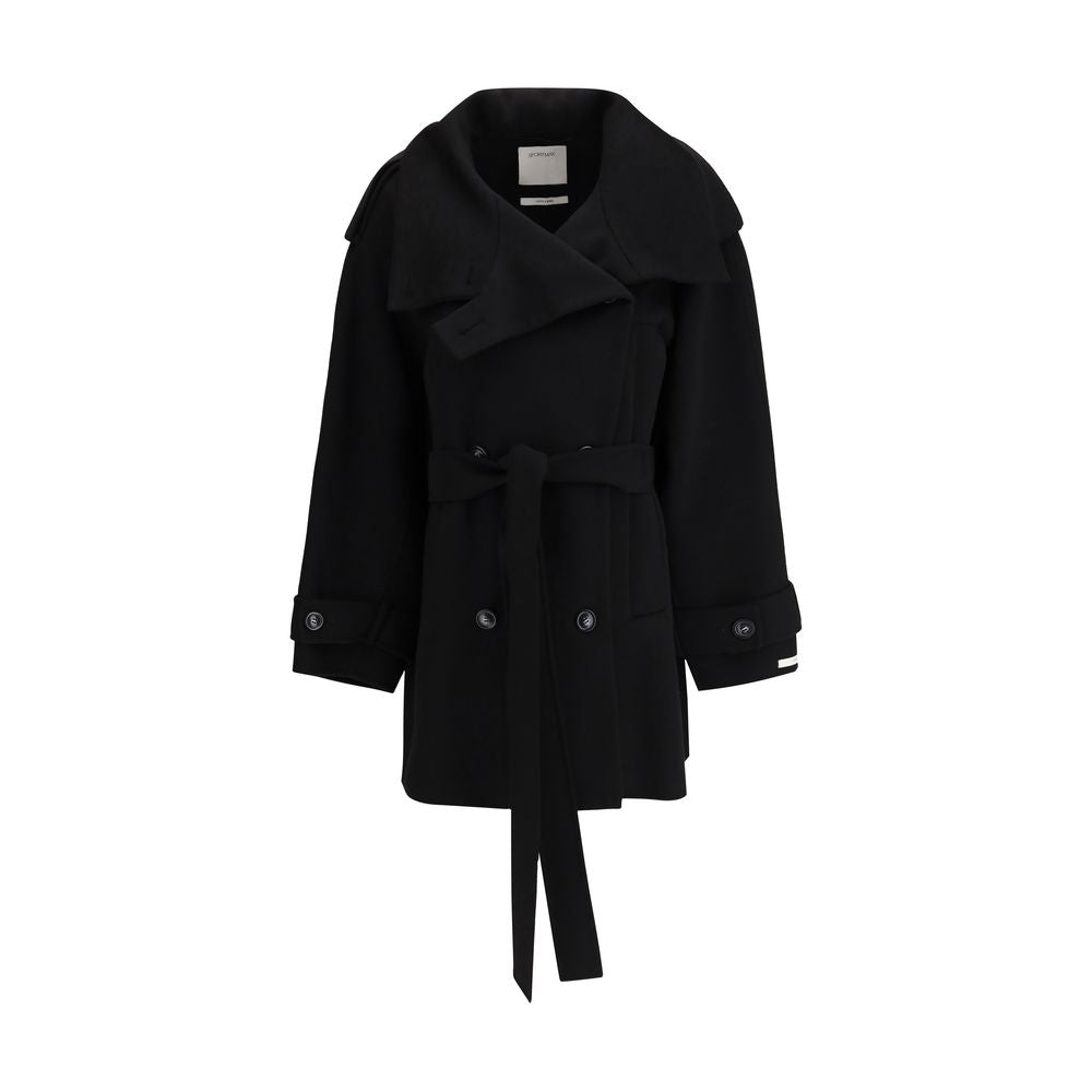 Max Mara Black Wool Coat Max Mara