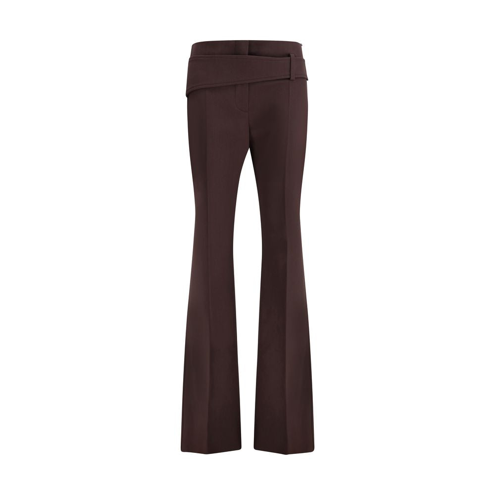 Max Mara Purple Polyester Dress Pants Max Mara