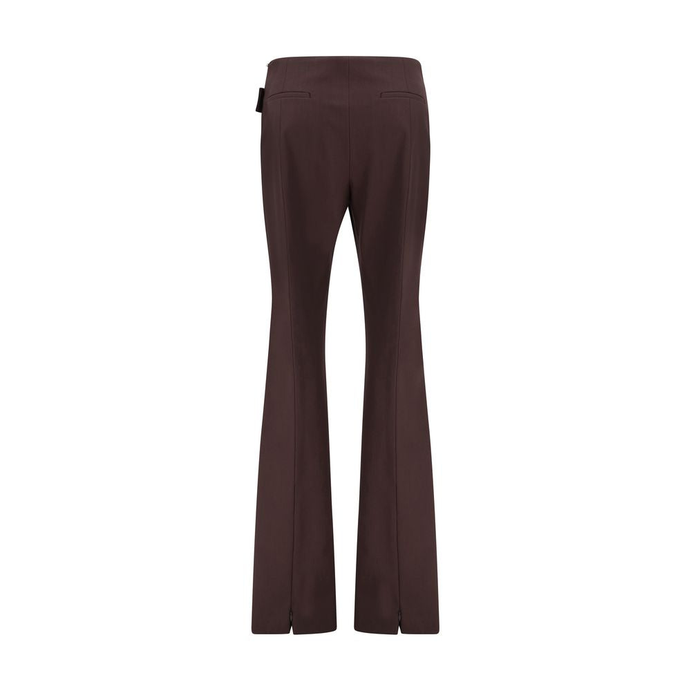 Max Mara Purple Polyester Dress Pants Max Mara