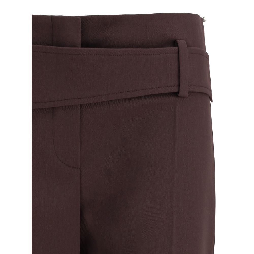 Max Mara Purple Polyester Dress Pants Max Mara