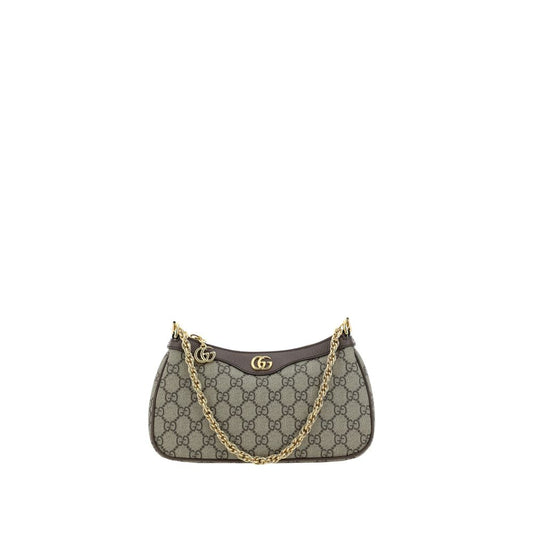 Gucci Brown Cotton Shoulder Bag Gucci