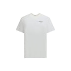 Givenchy white cotton T-shirt displayed on a flat surface with a classic round neckline and short sleeves.