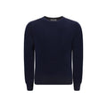 Brunello Cucinelli Blue Wool Oves Aries Sweatshirt Brunello Cucinelli