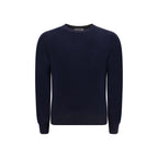 Brunello Cucinelli Blue Wool Oves Aries Sweatshirt Brunello Cucinelli