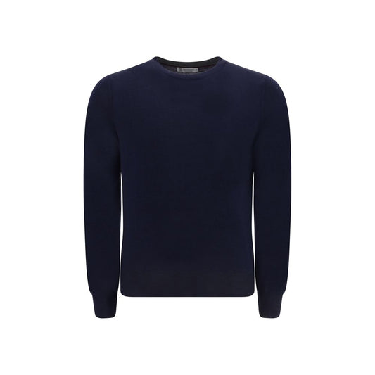 Brunello Cucinelli Blue Wool Oves Aries Sweatshirt Brunello Cucinelli