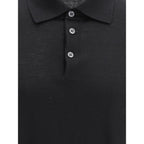 Brunello Cucinelli Black Cashmere Dress Shirt Brunello Cucinelli