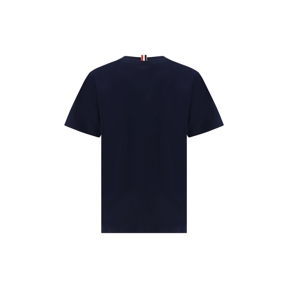 Thom Browne Blue Cotton T-Shirt - Eljoys Fashion 