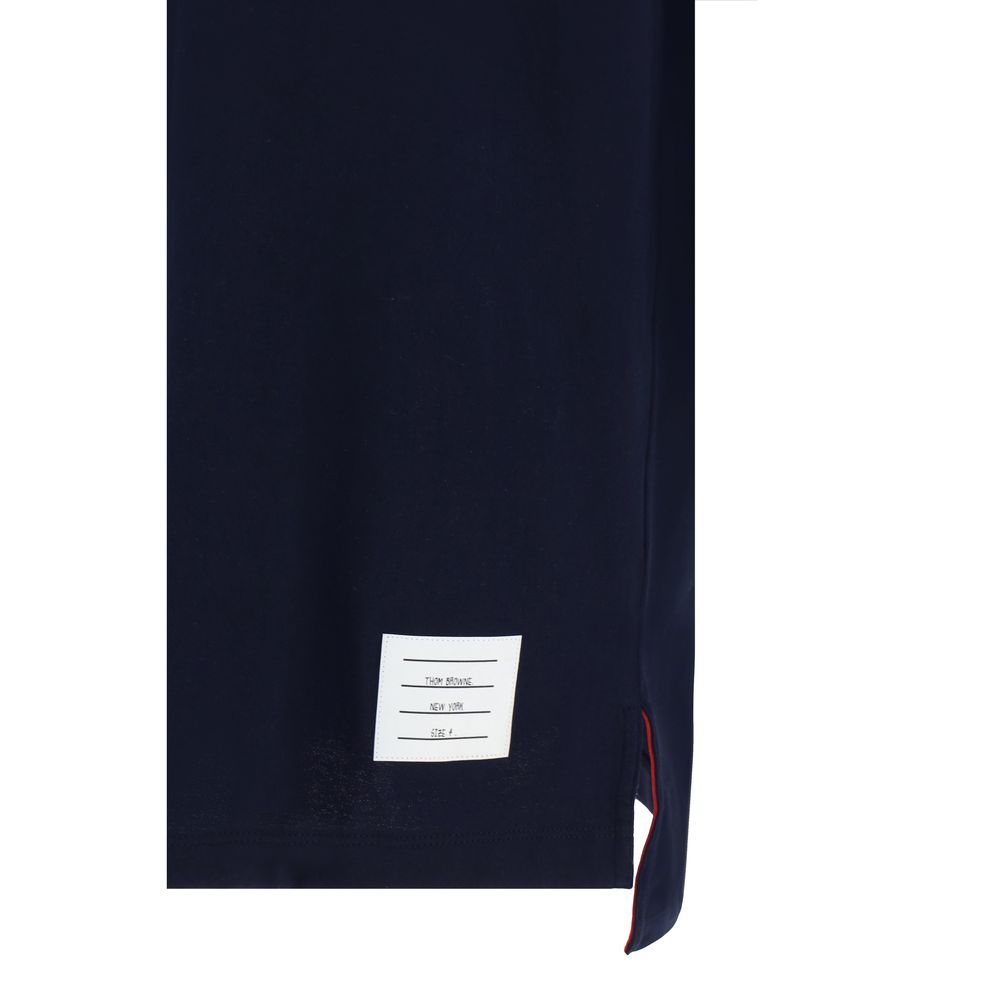 Thom Browne Blue Cotton T-Shirt - Eljoys Fashion 