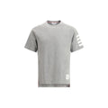 Thom Browne Gray Cotton T-Shirt Thom Browne