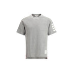 Thom Browne Gray Cotton T-Shirt Thom Browne