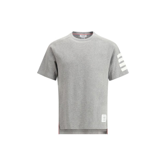Thom Browne Gray Cotton T-Shirt Thom Browne