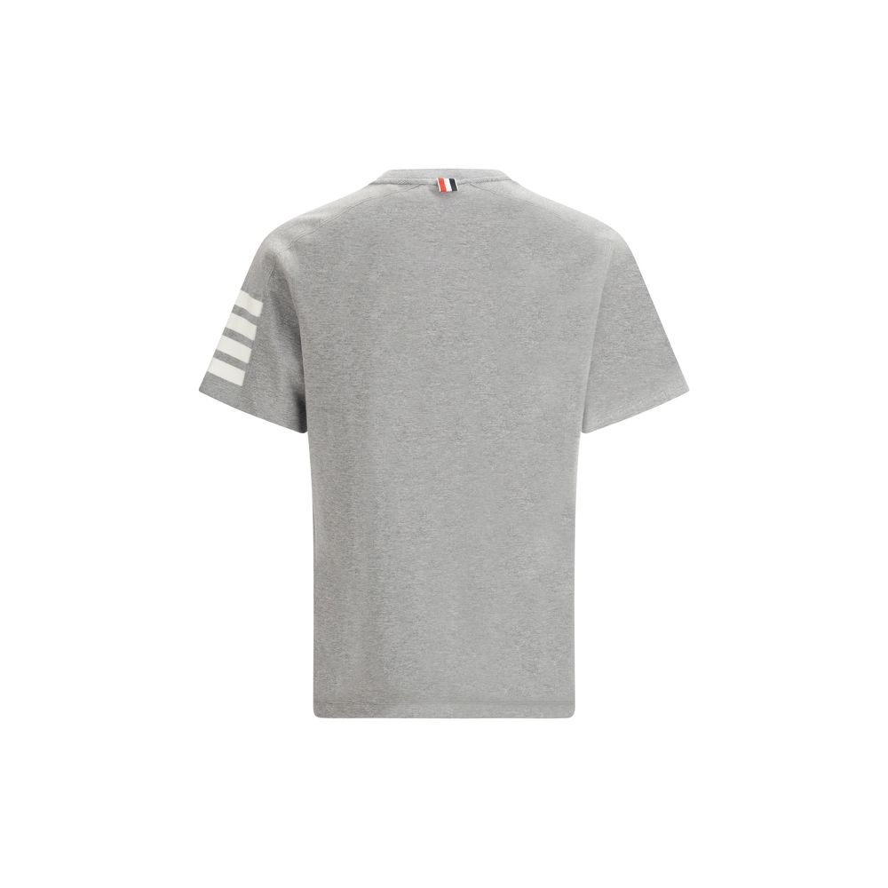 Thom Browne Gray Cotton T-Shirt Thom Browne