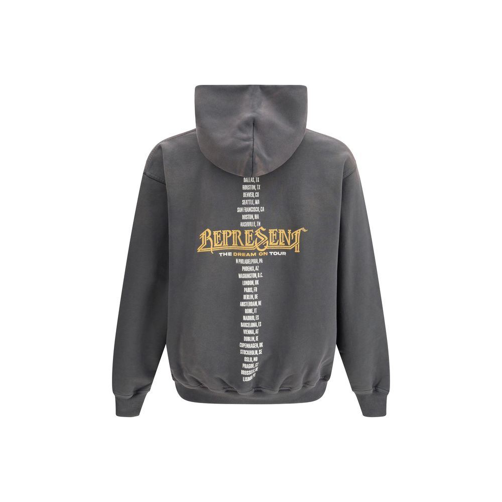 Represent Gray Cotton Sweatshirt Represent
