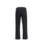Represent Black Cotton Straight-Leg Jeans Represent