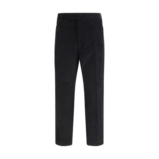 Thom Browne Black Cotton Chino Pants Thom Browne