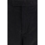 Thom Browne Black Cotton Chino Pants