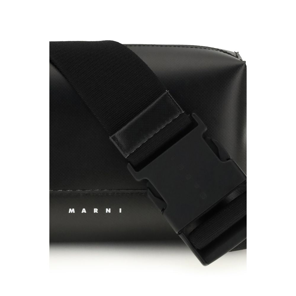 Marni Black Calf Leather Bos Taurus Shoulder Bag Marni