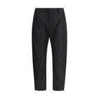 Prada Black Recycled Polyamide Casual Pants