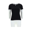 Courrèges Black Cotton T-Shirt Courrèges
