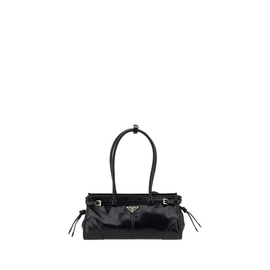 Prada Black Calf Leather Bos Taurus Shoulder Bag Prada