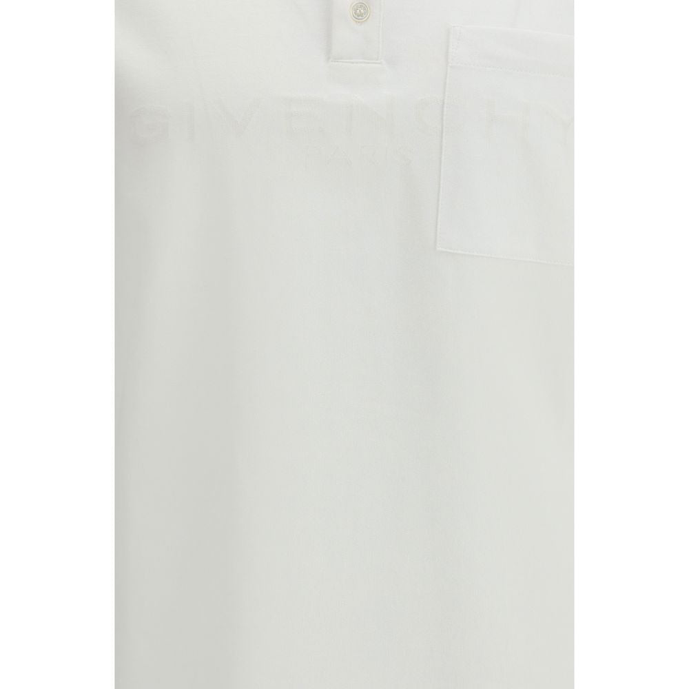 Givenchy White Cotton Polo Shirt Givenchy