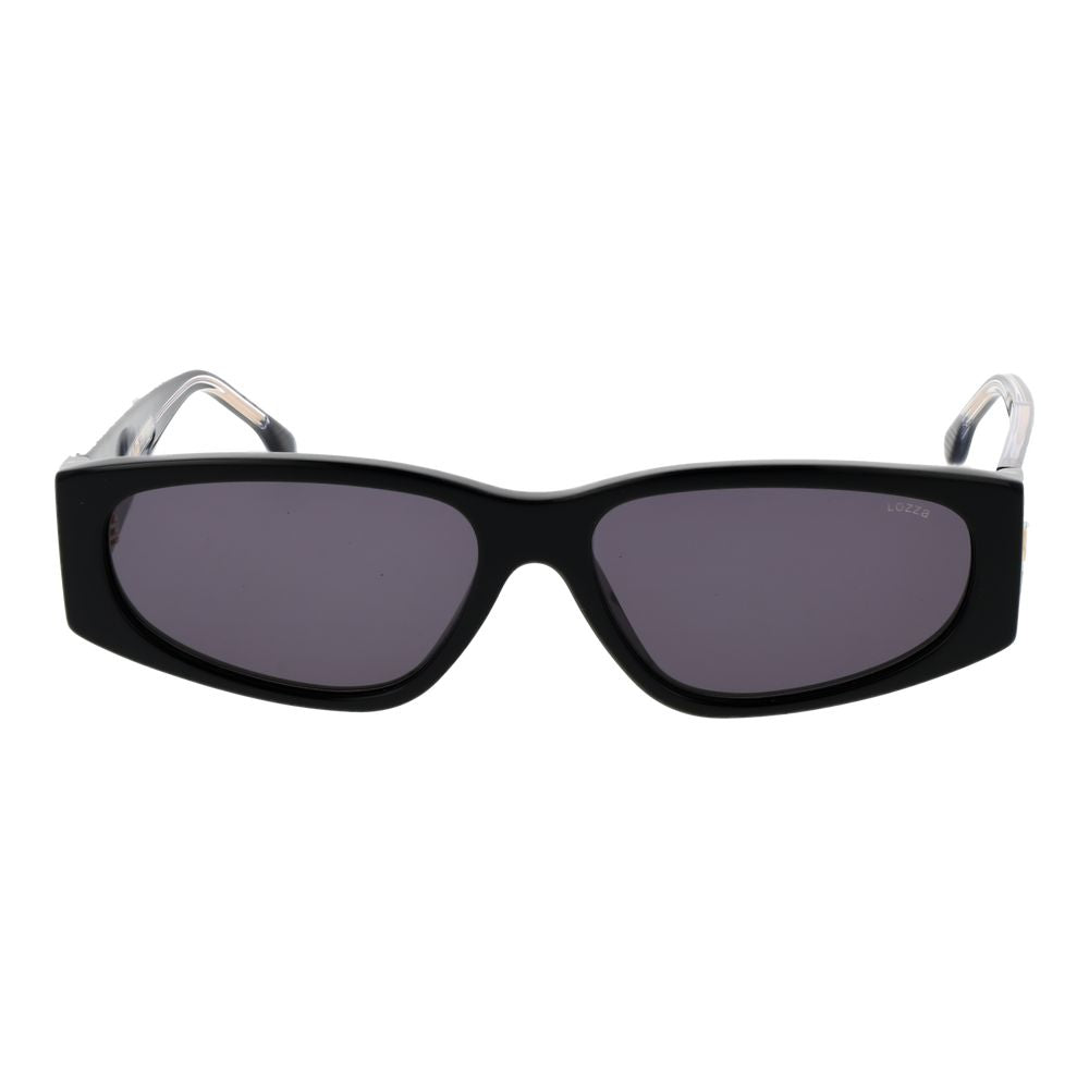 Lozza Black Cellulose Acetate Sunglasses Lozza