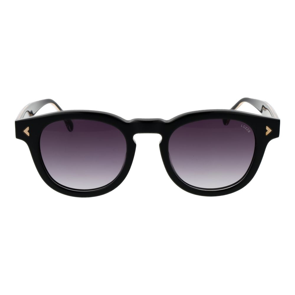 Lozza Black Cellulose Acetate Sunglasses Lozza