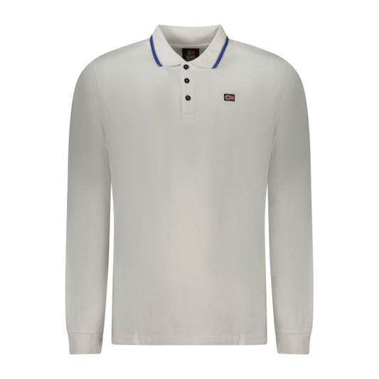 Norway 1963 Bianco Cotton Men Polo Shirt Norway 1963