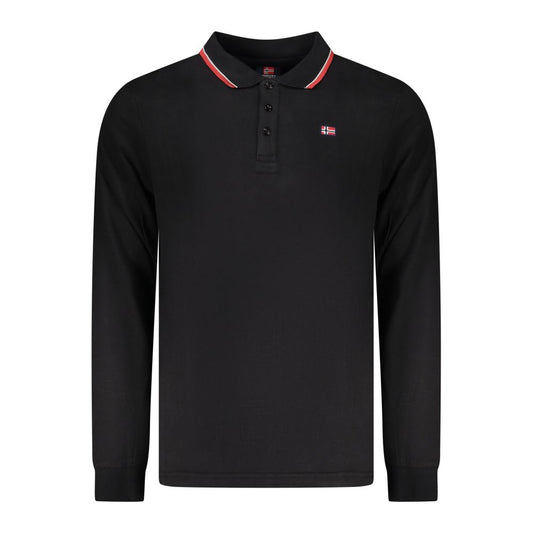 Norway 1963 Black Cotton Men Polo Shirt Norway 1963