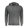 Norway 1963 men's gray cardigan made of polyamide, featuring a classic knit design and button-front closure.