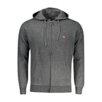 Norway 1963 men's gray cardigan made of polyamide, featuring a classic knit design and button-front closure.