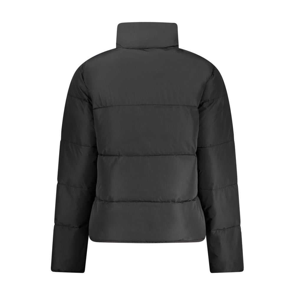 Norway 1963 Nero Poliammide women's jacket in black, showing front view with zipper and collar detail.