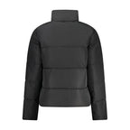 Norway 1963 Nero Poliammide women's jacket in black, showing front view with zipper and collar detail.
