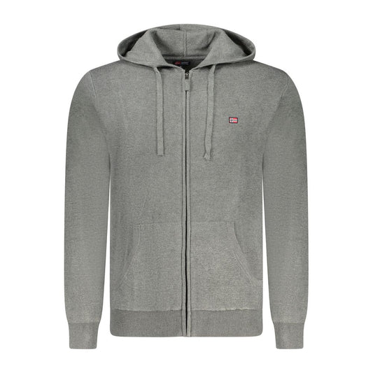 Norway 1963 Grigio Poliammide Mens Cardigan Norway 1963
