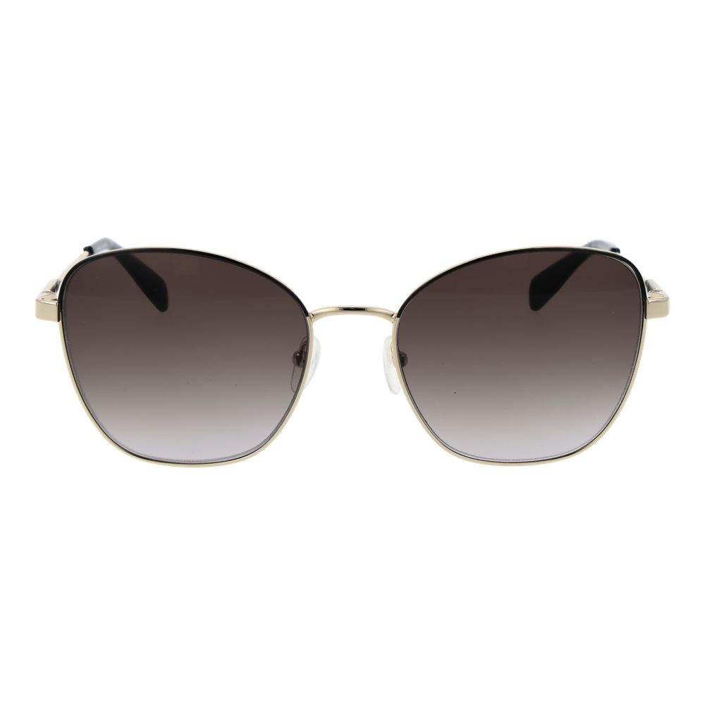 Longchamp Gold Metal Sunglasses Longchamp