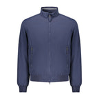 Norway 1963 men's blue cotton jacket with front pockets and button closure, casual and stylish outerwear.