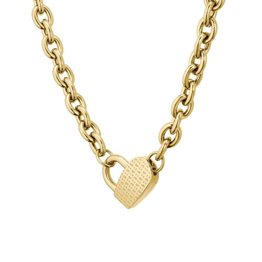 Hugo Boss Gold Stainless Steel Necklace