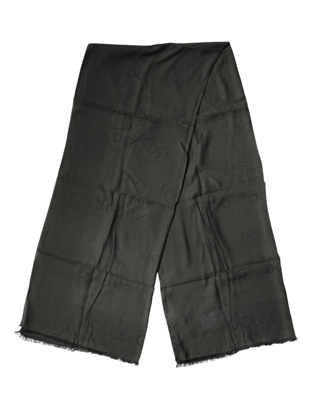 Dolce & Gabbana Black Modal Neck Wrap Men Shawl Men Scarf - Eljoys Fashion 