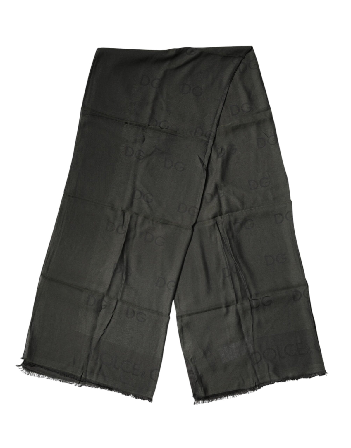 Dolce & Gabbana Black Modal Neck Wrap Men Shawl Men Scarf - Eljoys Fashion 
