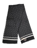 Dolce & Gabbana Black Crown Cashmere Neck Wrap Shawl Scarf - Eljoys Fashion 