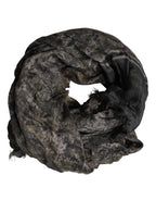 Dolce & Gabbana Brown Camouflage Modal Men Shawl Scarf - Eljoys Fashion 