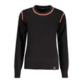 North Sails Nero Viscosa women’s sweater showing a close-up of the black Viscosa fabric and knit texture.