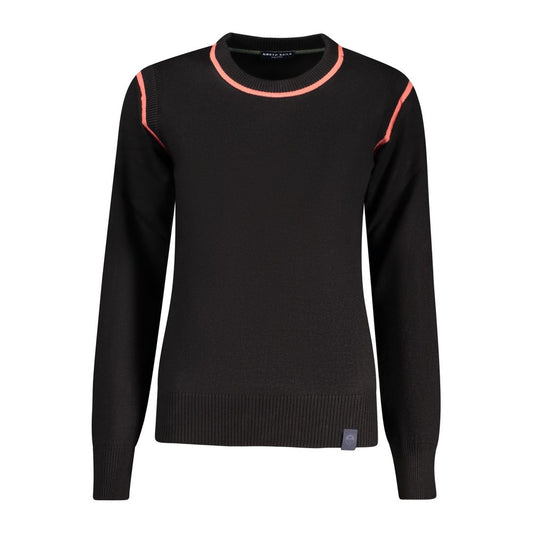 North Sails Nero Viscosa Women Sweater North Sails