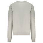 North Sails Grigio cotton women's sweatshirt featuring a relaxed fit and classic crewneck design.